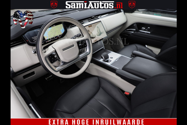 Land Rover Range Rover P550e | NIGHT | GARANTIE TOT 14-03-2029 | HEAD-UP | ACHTERAS BESTURING | SOFT CLOSE | PHEV | 23 INCH VELGEN | PANORAMADAK | STUURVERWARMING | STOEL KOELING | Fabrieksgarantie tot 14-03-2029 – Geniet van gemoedsrust met uitgebreide dekking tot deze datum. GZK-71-D Land Rover Range Rover P550e | NIGHT | GARANTIE TOT 14-03-2029 | HEAD-UP | ACHTERAS BESTURING | SOFT CLOSE | PHEV | 23 INCH VELGEN | PANORAMADAK | STUURVERWARMING | STOEL KOELING | Fabrieksgarantie tot 14-03-2029 – Geniet van gemoedsrust met uitgebreide dekking tot deze datum. GZK-71-D