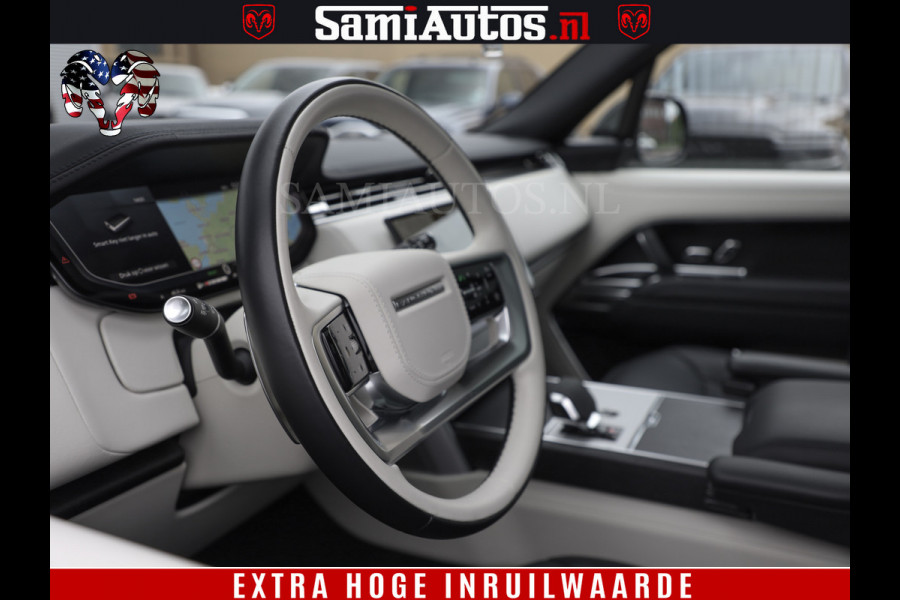 Land Rover Range Rover P550e | NIGHT | GARANTIE TOT 14-03-2029 | HEAD-UP | ACHTERAS BESTURING | SOFT CLOSE | PHEV | 23 INCH VELGEN | PANORAMADAK | STUURVERWARMING | STOEL KOELING | Fabrieksgarantie tot 14-03-2029 – Geniet van gemoedsrust met uitgebreide dekking tot deze datum. GZK-71-D Land Rover Range Rover P550e | NIGHT | GARANTIE TOT 14-03-2029 | HEAD-UP | ACHTERAS BESTURING | SOFT CLOSE | PHEV | 23 INCH VELGEN | PANORAMADAK | STUURVERWARMING | STOEL KOELING | Fabrieksgarantie tot 14-03-2029 – Geniet van gemoedsrust met uitgebreide dekking tot deze datum. GZK-71-D