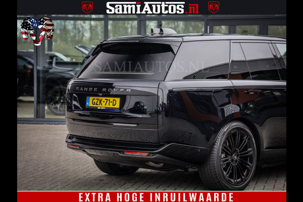 Land Rover Range Rover P550e | NIGHT | GARANTIE TOT 14-03-2029 | HEAD-UP | ACHTERAS BESTURING | SOFT CLOSE | PHEV | 23 INCH VELGEN | PANORAMADAK | STUURVERWARMING | STOEL KOELING | Fabrieksgarantie tot 14-03-2029 – Geniet van gemoedsrust met uitgebreide dekking tot deze datum. GZK-71-D Land Rover Range Rover P550e | NIGHT | GARANTIE TOT 14-03-2029 | HEAD-UP | ACHTERAS BESTURING | SOFT CLOSE | PHEV | 23 INCH VELGEN | PANORAMADAK | STUURVERWARMING | STOEL KOELING | Fabrieksgarantie tot 14-03-2029 – Geniet van gemoedsrust met uitgebreide dekking tot deze datum. GZK-71-D