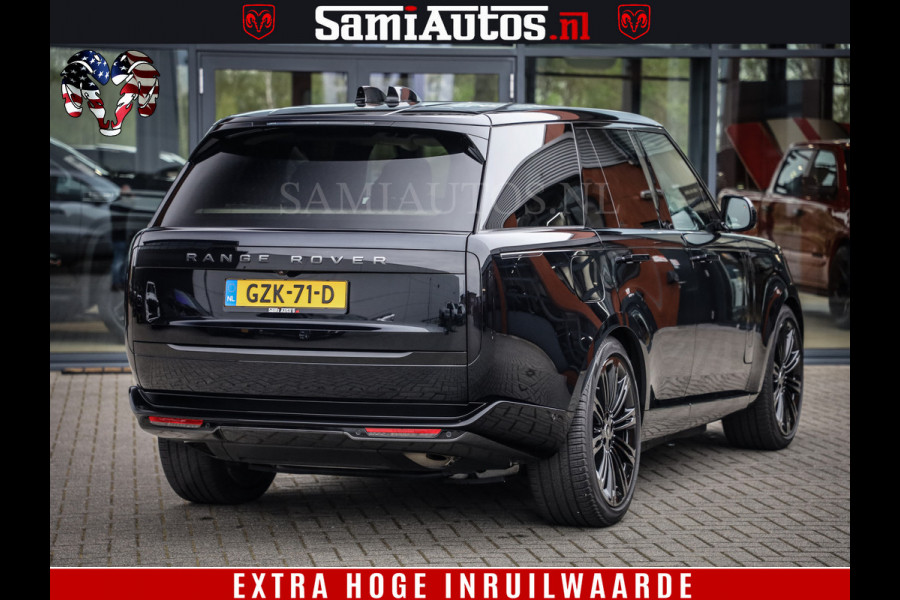 Land Rover Range Rover P550e | NIGHT | GARANTIE TOT 14-03-2029 | HEAD-UP | ACHTERAS BESTURING | SOFT CLOSE | PHEV | 23 INCH VELGEN | PANORAMADAK | STUURVERWARMING | STOEL KOELING | Fabrieksgarantie tot 14-03-2029 – Geniet van gemoedsrust met uitgebreide dekking tot deze datum. GZK-71-D Land Rover Range Rover P550e | NIGHT | GARANTIE TOT 14-03-2029 | HEAD-UP | ACHTERAS BESTURING | SOFT CLOSE | PHEV | 23 INCH VELGEN | PANORAMADAK | STUURVERWARMING | STOEL KOELING | Fabrieksgarantie tot 14-03-2029 – Geniet van gemoedsrust met uitgebreide dekking tot deze datum. GZK-71-D