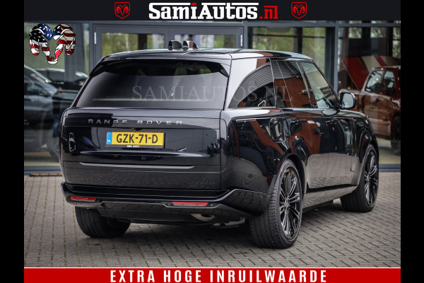 Land Rover Range Rover P550e | NIGHT | GARANTIE TOT 14-03-2029 | HEAD-UP | ACHTERAS BESTURING | SOFT CLOSE | PHEV | 23 INCH VELGEN | PANORAMADAK | STUURVERWARMING | STOEL KOELING | Fabrieksgarantie tot 14-03-2029 – Geniet van gemoedsrust met uitgebreide dekking tot deze datum. GZK-71-D Land Rover Range Rover P550e | NIGHT | GARANTIE TOT 14-03-2029 | HEAD-UP | ACHTERAS BESTURING | SOFT CLOSE | PHEV | 23 INCH VELGEN | PANORAMADAK | STUURVERWARMING | STOEL KOELING | Fabrieksgarantie tot 14-03-2029 – Geniet van gemoedsrust met uitgebreide dekking tot deze datum. GZK-71-D
