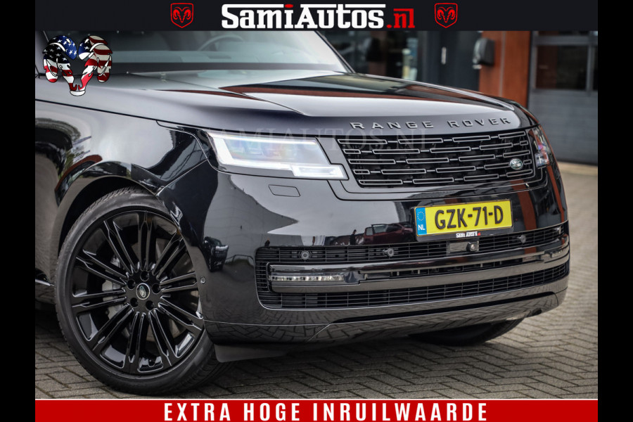 Land Rover Range Rover P550e | NIGHT | GARANTIE TOT 14-03-2029 | HEAD-UP | ACHTERAS BESTURING | SOFT CLOSE | PHEV | 23 INCH VELGEN | PANORAMADAK | STUURVERWARMING | STOEL KOELING | Fabrieksgarantie tot 14-03-2029 – Geniet van gemoedsrust met uitgebreide dekking tot deze datum. GZK-71-D Land Rover Range Rover P550e | NIGHT | GARANTIE TOT 14-03-2029 | HEAD-UP | ACHTERAS BESTURING | SOFT CLOSE | PHEV | 23 INCH VELGEN | PANORAMADAK | STUURVERWARMING | STOEL KOELING | Fabrieksgarantie tot 14-03-2029 – Geniet van gemoedsrust met uitgebreide dekking tot deze datum. GZK-71-D