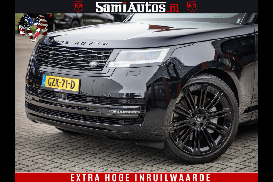 Land Rover Range Rover P550e | NIGHT | GARANTIE TOT 14-03-2029 | HEAD-UP | ACHTERAS BESTURING | SOFT CLOSE | PHEV | 23 INCH VELGEN | PANORAMADAK | STUURVERWARMING | STOEL KOELING | Fabrieksgarantie tot 14-03-2029 – Geniet van gemoedsrust met uitgebreide dekking tot deze datum. GZK-71-D Land Rover Range Rover P550e | NIGHT | GARANTIE TOT 14-03-2029 | HEAD-UP | ACHTERAS BESTURING | SOFT CLOSE | PHEV | 23 INCH VELGEN | PANORAMADAK | STUURVERWARMING | STOEL KOELING | Fabrieksgarantie tot 14-03-2029 – Geniet van gemoedsrust met uitgebreide dekking tot deze datum. GZK-71-D