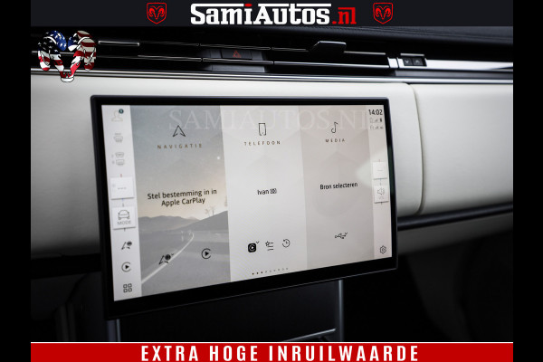 Land Rover Range Rover P550e | NIGHT | GARANTIE TOT 14-03-2029 | HEAD-UP | ACHTERAS BESTURING | SOFT CLOSE | PHEV | 23 INCH VELGEN | PANORAMADAK | STUURVERWARMING | STOEL KOELING | Fabrieksgarantie tot 14-03-2029 – Geniet van gemoedsrust met uitgebreide dekking tot deze datum. GZK-71-D Land Rover Range Rover P550e | NIGHT | GARANTIE TOT 14-03-2029 | HEAD-UP | ACHTERAS BESTURING | SOFT CLOSE | PHEV | 23 INCH VELGEN | PANORAMADAK | STUURVERWARMING | STOEL KOELING | Fabrieksgarantie tot 14-03-2029 – Geniet van gemoedsrust met uitgebreide dekking tot deze datum. GZK-71-D
