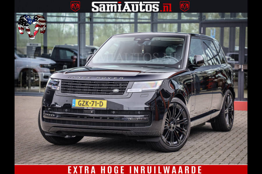 Land Rover Range Rover P550e | NIGHT | GARANTIE TOT 14-03-2029 | HEAD-UP | ACHTERAS BESTURING | SOFT CLOSE | PHEV | 23 INCH VELGEN | PANORAMADAK | STUURVERWARMING | STOEL KOELING | Fabrieksgarantie tot 14-03-2029 – Geniet van gemoedsrust met uitgebreide dekking tot deze datum. GZK-71-D Land Rover Range Rover P550e | NIGHT | GARANTIE TOT 14-03-2029 | HEAD-UP | ACHTERAS BESTURING | SOFT CLOSE | PHEV | 23 INCH VELGEN | PANORAMADAK | STUURVERWARMING | STOEL KOELING | Fabrieksgarantie tot 14-03-2029 – Geniet van gemoedsrust met uitgebreide dekking tot deze datum. GZK-71-D