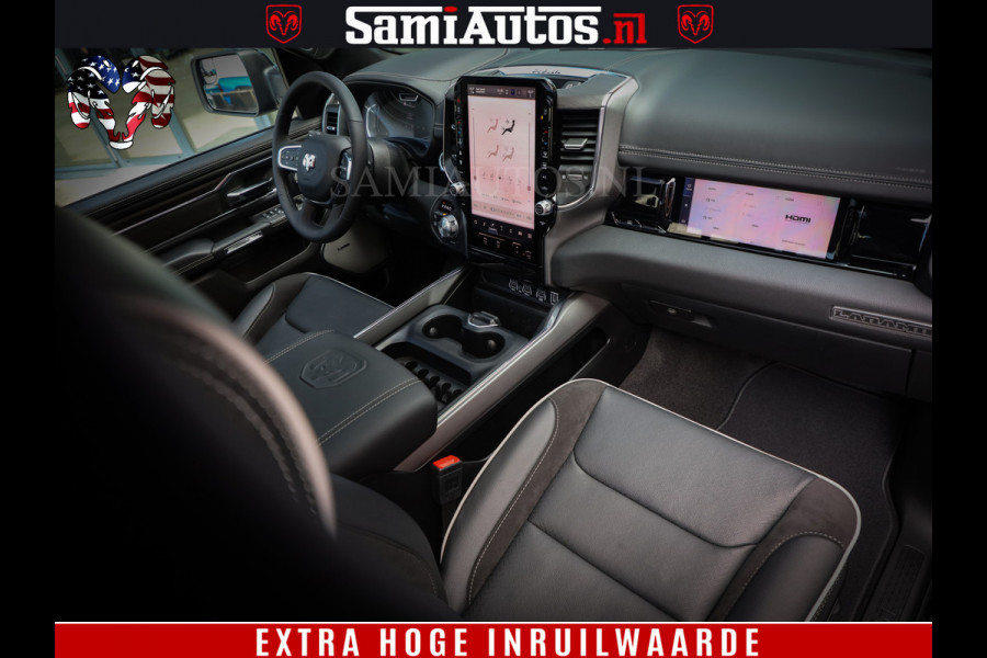 Dodge Ram 1500 Night Premium | Full Option | De Meest Luxe Pick-Up in zijn Klasse | Comfortabele Dubbele Cabine met Royale 5 Zitplaatsen | BPM vrij | Nu Leverbaar uit Voorraad | Voorraad Nr 2285 - 7648