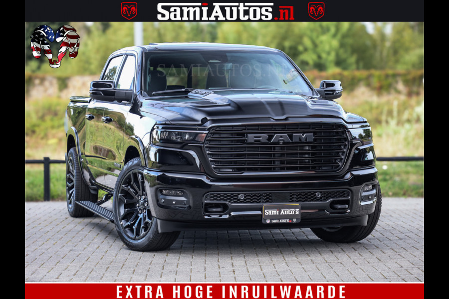 Dodge Ram 1500 Night Premium | Full Option | De Meest Luxe Pick-Up in zijn Klasse | Comfortabele Dubbele Cabine met Royale 5 Zitplaatsen | BPM vrij | Nu Leverbaar uit Voorraad | Voorraad Nr 2285 - 7648
