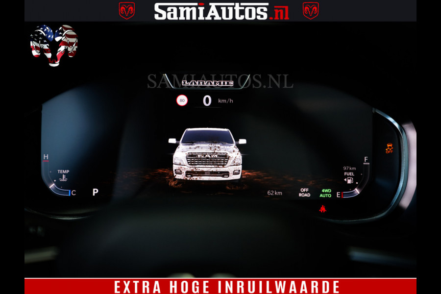 Dodge Ram 1500 Night Premium | Full Option | De Meest Luxe Pick-Up in zijn Klasse | Comfortabele Dubbele Cabine met Royale 5 Zitplaatsen | BPM vrij | Nu Leverbaar uit Voorraad | Voorraad Nr 2285 - 7648