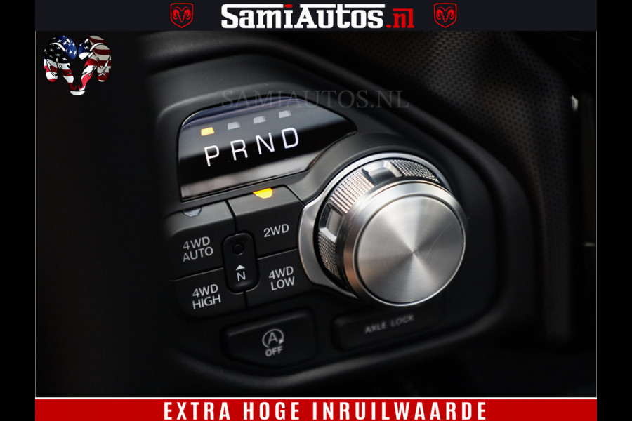 Dodge Ram 1500 1500 Limited Night High Output 540HP 706Nm | Massage + Full Option | De Meest Luxe en Volle Pick-Up in zijn Klasse | Comfortabele Dubbele Cabine met Royale 5 Zitplaatsen | BPM vrij | Nu Leverbaar uit Voorraad | Voorraad Nr 2352 - 7649