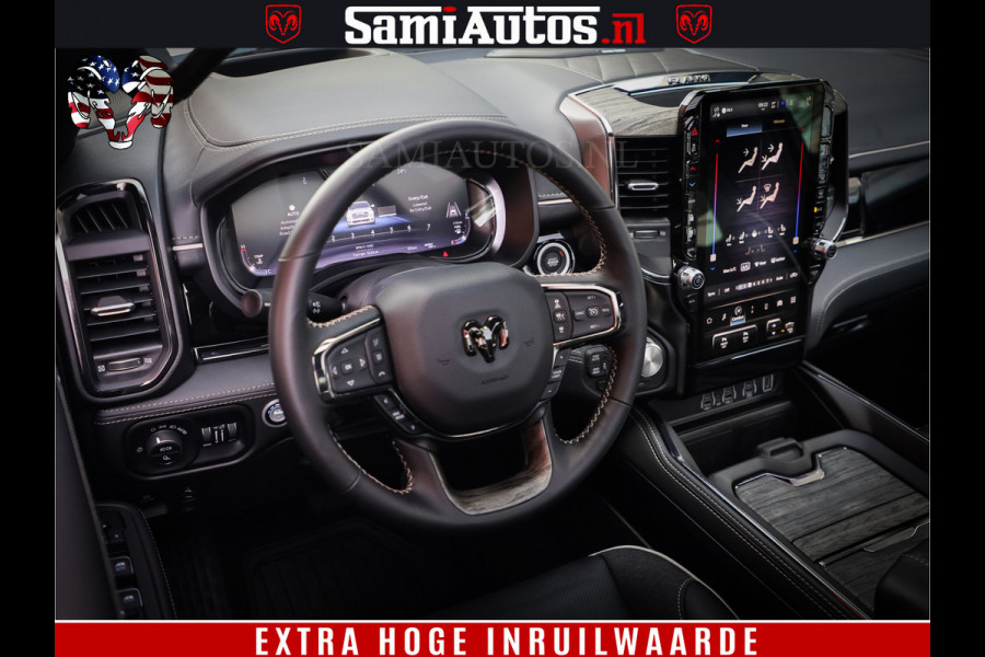 Dodge Ram 1500 1500 Limited Night High Output 540HP 706Nm | Massage + Full Option | De Meest Luxe en Volle Pick-Up in zijn Klasse | Comfortabele Dubbele Cabine met Royale 5 Zitplaatsen | BPM vrij | Nu Leverbaar uit Voorraad | Voorraad Nr 2352 - 7649