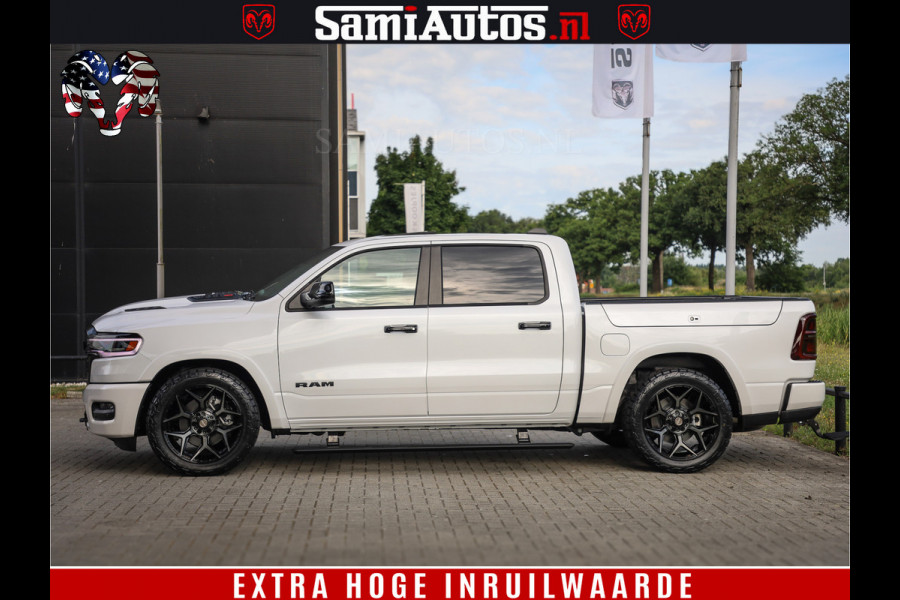 Dodge Ram 1500 1500 Limited Night High Output 540HP 706Nm | Massage + Full Option | De Meest Luxe en Volle Pick-Up in zijn Klasse | Comfortabele Dubbele Cabine met Royale 5 Zitplaatsen | BPM vrij | Nu Leverbaar uit Voorraad | Voorraad Nr 2352 - 7649