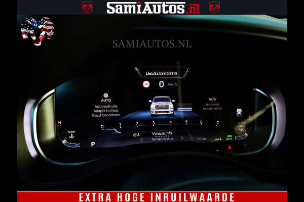 Dodge Ram 1500 Night Premium | Full Option | De Meest Luxe Pick-Up in zijn Klasse | Comfortabele Dubbele Cabine met Royale 5 Zitplaatsen | BPM vrij | Nu Leverbaar uit Voorraad | Voorraad Nr 2230 - 8765