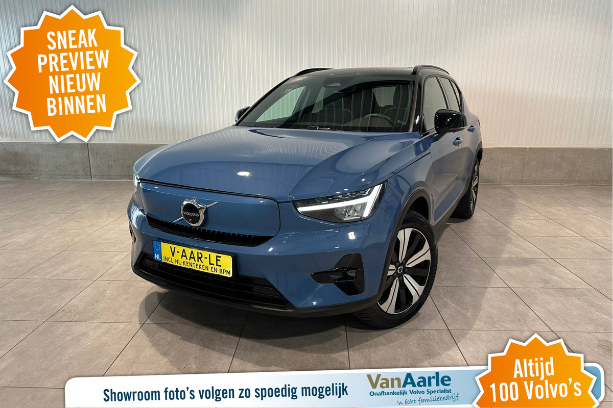 Volvo XC40 Recharge Aut. BLIS Parkeercamera ACC Luxe Stoelen 231pk Volvo XC40 Recharge Aut. BLIS Parkeercamera ACC Luxe Stoelen 231pk
