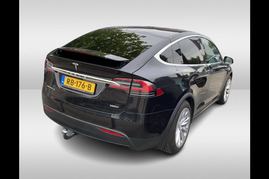 Tesla Model X 100D 6p. / SoH 89.8% / Autopilot / Trekhaak / Panoramadak / 20'' / Luxe Leder / Luchtvering