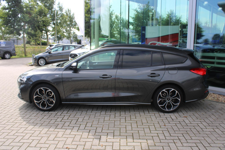 Ford FOCUS Wagon 1.5 EcoBoost ST Line X Business Automaat | Camera | B&O Sound | 18 INCH LMV | Half leder | Winterpack | Electrische Achterklep | Navigatie | Adaptieve Cruise Control | Privacy Glass