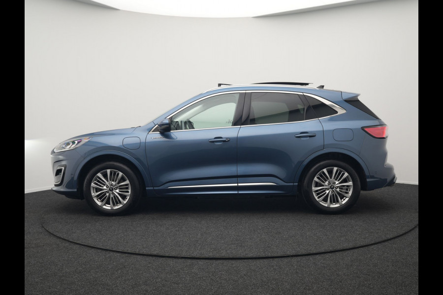 Ford Kuga 2.5 Vignale Plug In Hybrid 225pk Dealer O.H PHEV | Panodak | Head Up | Adaptive Cruise | 360 Camera | Bang & Olufsen Sound | Lederen Sportstoelen Memory & Verwarmd | Keyless | Apple Carplay | Stuur Verwarmd | Blis | Virtual | Navigatie