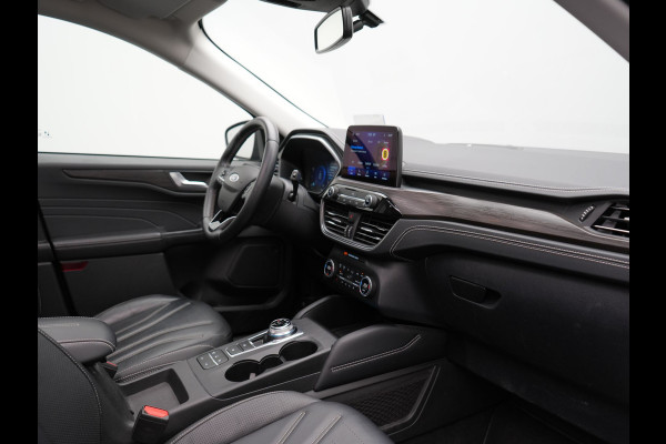 Ford Kuga 2.5 Vignale Plug In Hybrid 225pk Dealer O.H PHEV | Panodak | Head Up | Adaptive Cruise | 360 Camera | Bang & Olufsen Sound | Lederen Sportstoelen Memory & Verwarmd | Keyless | Apple Carplay | Stuur Verwarmd | Blis | Virtual | Navigatie
