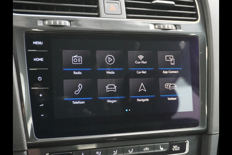 Volkswagen e-Golf AUT SOH=92% Adaptieve Cruise Warmtepomp App-Connect Apple Carplay Android Auto Climatronic Stoelverwarming DAB+ Led Virtual Cockpit Winterpakket  Licht/Regensensor Pdc App-Connect Lmv 17" E-DITION 136PK 290NM Koppel slechts 44.000km
