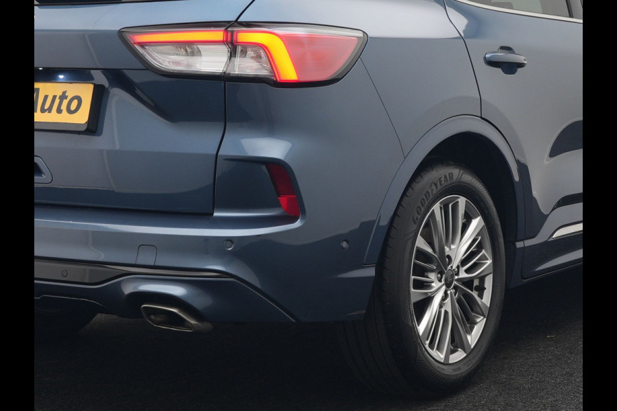 Ford Kuga 2.5 Vignale Plug In Hybrid 225pk Dealer O.H PHEV | Panodak | Head Up | Adaptive Cruise | 360 Camera | Bang & Olufsen Sound | Lederen Sportstoelen Memory & Verwarmd | Keyless | Apple Carplay | Stuur Verwarmd | Blis | Virtual | Navigatie