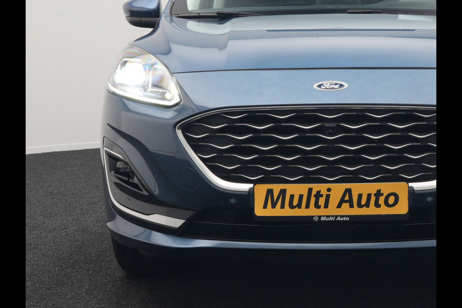 Ford Kuga 2.5 Vignale Plug In Hybrid 225pk Dealer O.H PHEV | Panodak | Head Up | Adaptive Cruise | 360 Camera | Bang & Olufsen Sound | Lederen Sportstoelen Memory & Verwarmd | Keyless | Apple Carplay | Stuur Verwarmd | Blis | Virtual | Navigatie