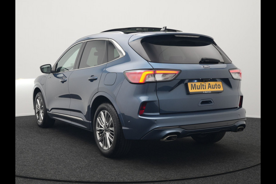 Ford Kuga 2.5 Vignale Plug In Hybrid 225pk Dealer O.H PHEV | Panodak | Head Up | Adaptive Cruise | 360 Camera | Bang & Olufsen Sound | Lederen Sportstoelen Memory & Verwarmd | Keyless | Apple Carplay | Stuur Verwarmd | Blis | Virtual | Navigatie