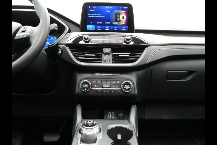 Ford Kuga 2.5 Vignale Plug In Hybrid 225pk Dealer O.H PHEV | Panodak | Head Up | Adaptive Cruise | 360 Camera | Bang & Olufsen Sound | Lederen Sportstoelen Memory & Verwarmd | Keyless | Apple Carplay | Stuur Verwarmd | Blis | Virtual | Navigatie