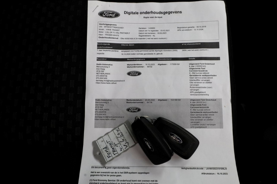 Ford Transit 350 2.0 TDCI 130pk E6 RWD L3H2 Trend Navi/Camera Trekhaak 2750kg 10-2019