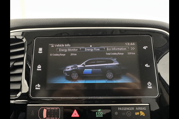 Mitsubishi Outlander 2.4 PHEV Pure (INCL.BTW) *CARPLAY | 1/2LEATHER | KEYLESS | CAMERA | SHIFT-PADDLES | ECC | PDC | CRUISE | 17''ALU | TOWBAR*