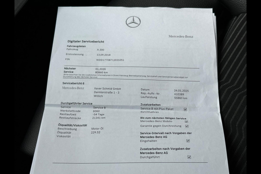 Mercedes-Benz A-Klasse 200 Premium Automaat Leer Navi