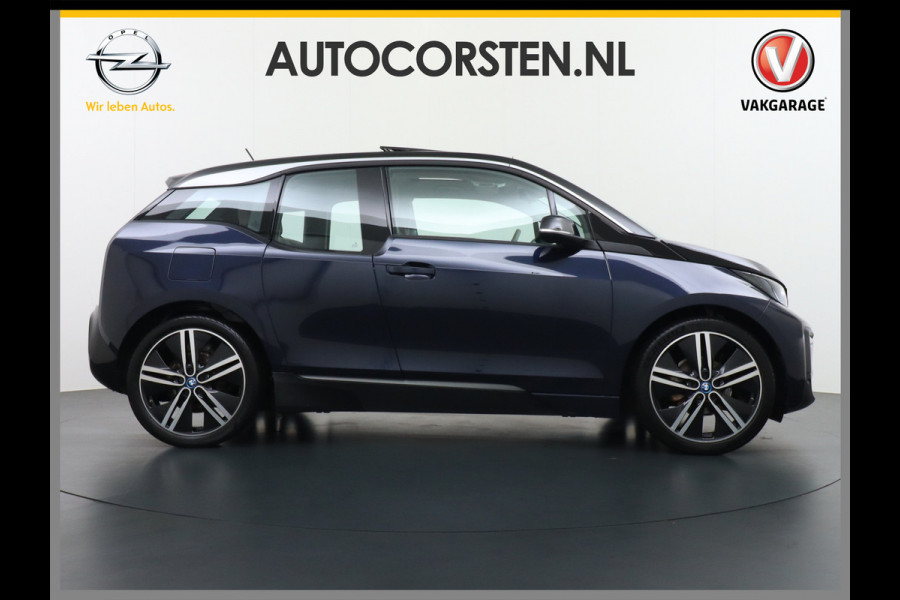 BMW i3 S iPerformance 94Ah 33kWh Schuifkanteldak Navi Ecc Cruise Control Camera Pdc DAB Stoelverwarming Warmtepomp Lmv 20" Led Comfort pack advance Origineel Nederlandse Auto