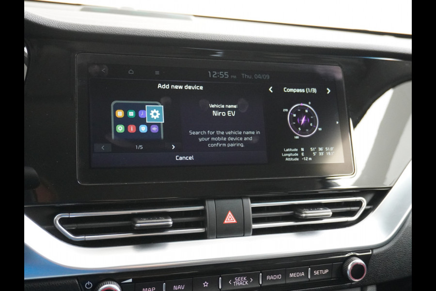 Kia e-Niro DynamicLine 64kWh Warmtepomp Apple Carplay Android Auto Navi Ecc Adap.Cruise Camera Pdc DAB Stoel+Stuurverwarming Lane Assist Kia Connect Dealeronderhouden Origineel Nederlandse Auto