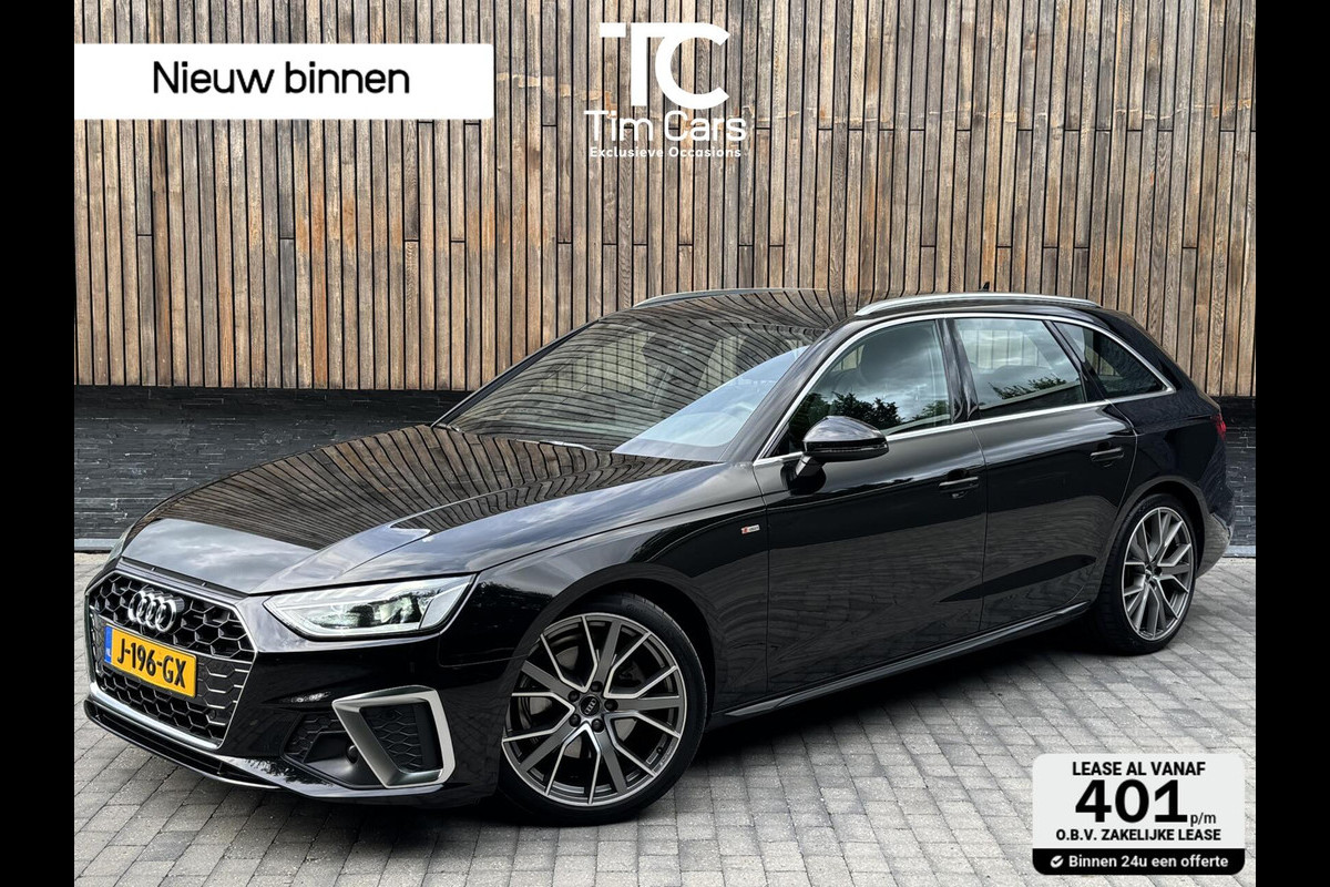 Audi A4 Avant 40 TFSI S-line Automaat | Volleer | Adaptieve cruise control | Lane assist | Afgevlakt sportstuur | Grootlichtassistent | Audi A4 Avant 40 TFSI S-line Automaat | Volleer | Adaptieve cruise control | Lane assist | Afgevlakt sportstuur | Grootlichtassistent |