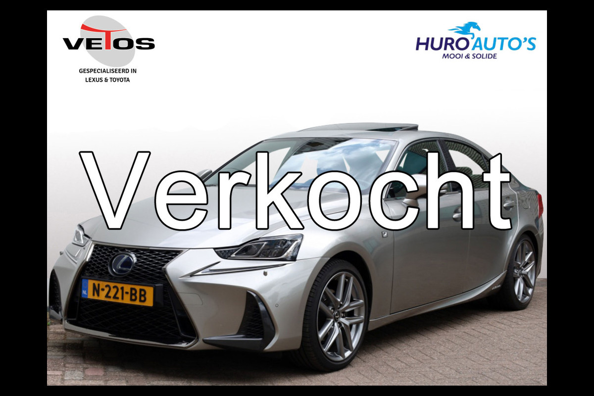 Lexus IS 300h Hybrid F-Sport Line | Mark Levinson | Schuifdak | Stoelvent Lexus IS 300h Hybrid F-Sport Line | Mark Levinson | Schuifdak | Stoelvent