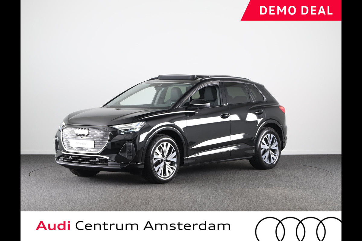 Audi Q4 e-tron 45 quattro Advanced edition 82 kWh 286pk | Panoramadak | Assistentiepakket | Comfortpakket | Optiekpakket zwart plus | Privacy glass Audi Q4 e-tron 45 quattro Advanced edition 82 kWh 286pk | Panoramadak | Assistentiepakket | Comfortpakket | Optiekpakket zwart plus | Privacy glass