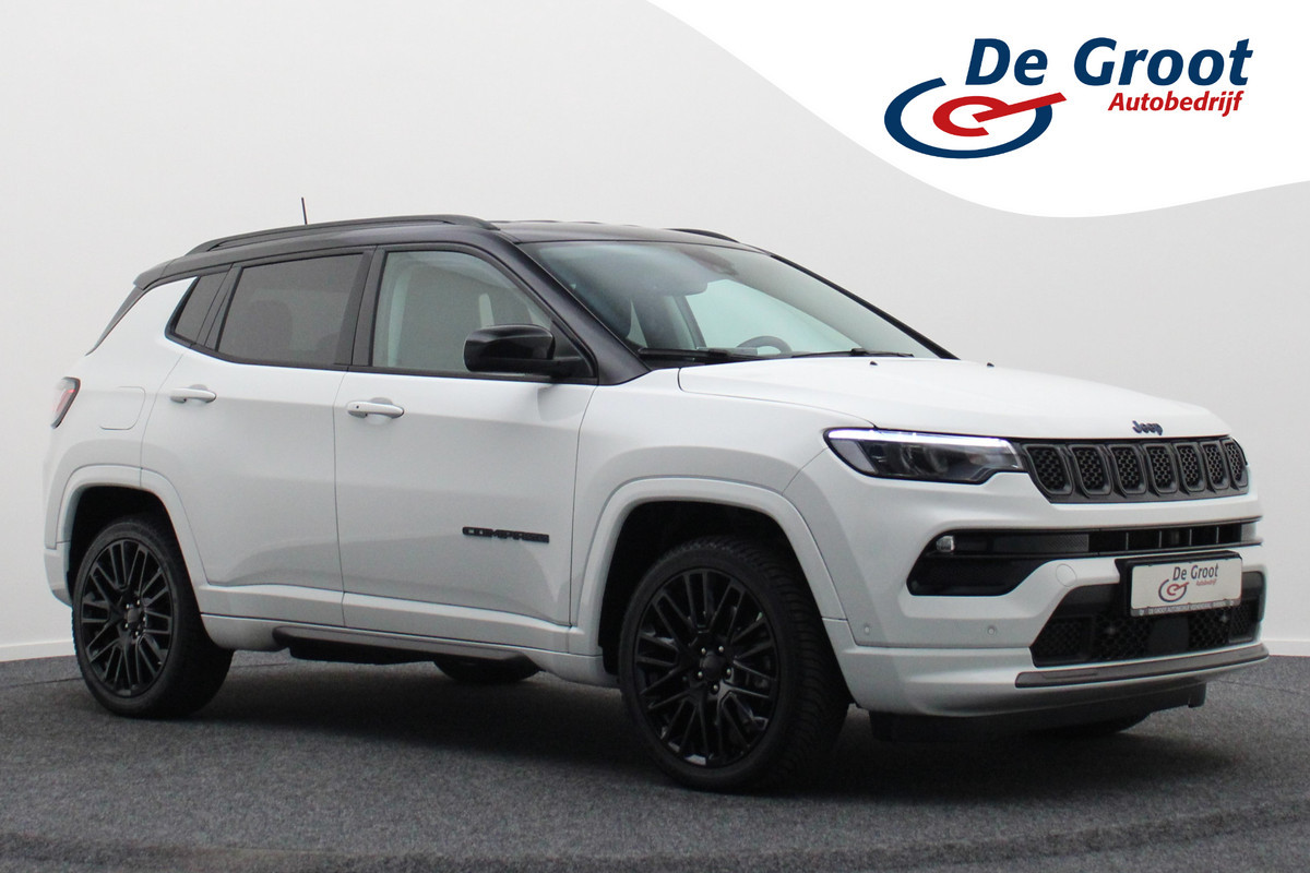 Jeep Compass 4xe 240 Plug-in Hybrid Electric S Leer, Virtual Cockpit, Camera, ACC, Apple Carplay, Rijstrooksensor, 19'' Jeep Compass 4xe 240 Plug-in Hybrid Electric S Leer, Virtual Cockpit, Camera, ACC, Apple Carplay, Rijstrooksensor, 19''
