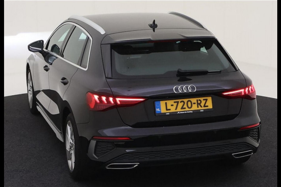 Audi A3 Sportback 30 TFSI S edition, 2 X S-LINE, 1e eigenaar, 1/2 lederen sportinterieur, NL auto met nationale auto pas
