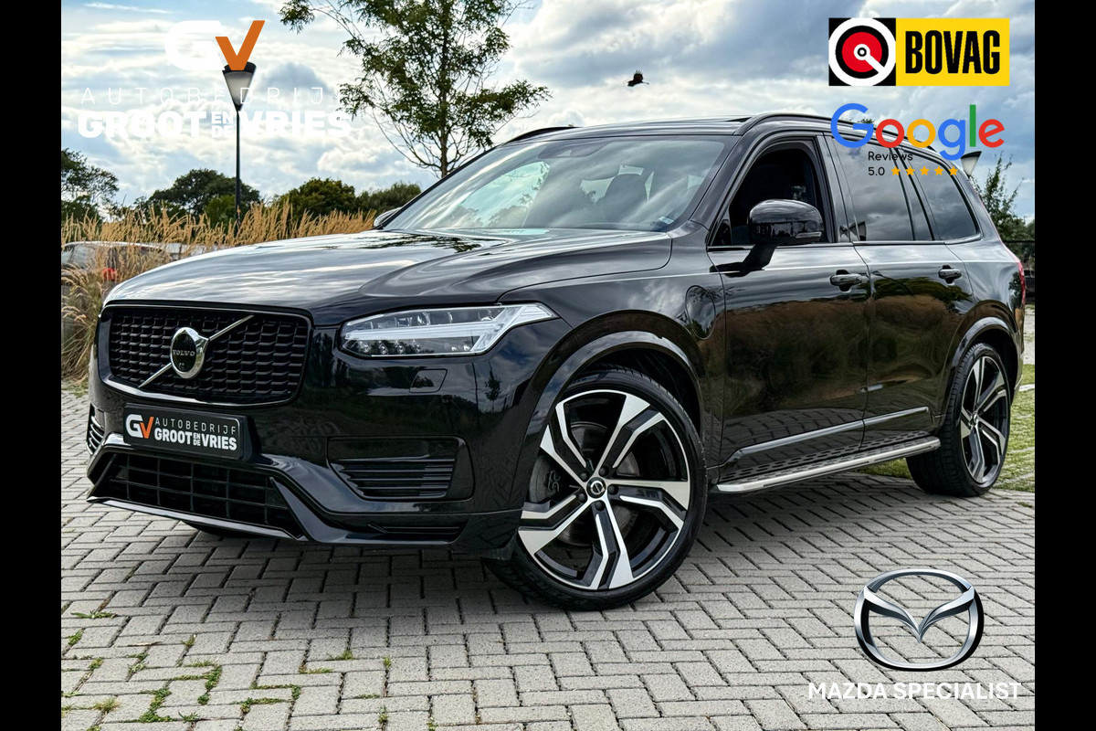 Volvo XC90 2.0 T8 Recharge AWD R-Design Luchtvering|Panorama|Trekhaak|360 Camera|Massage|HUD|22''