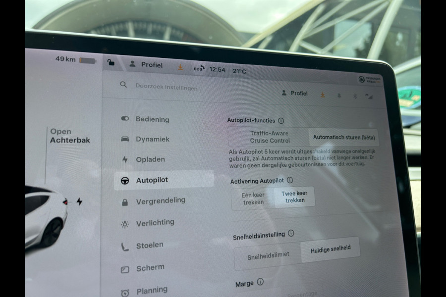 Tesla Model 3 Long Range AWD 75 kWh 87% SOH Trekhaak (fiets) Rijklaarprijs!