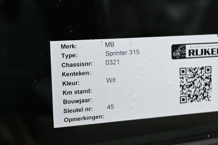Mercedes-Benz Sprinter 315 CDI L3 Koel/vrieswagen Thermo King V-300