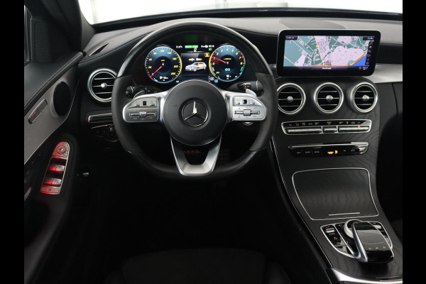 Mercedes-Benz C-Klasse Estate 300 e Business Solution AMG Limited | Panoramadak | Trekhaak | Cruise Control | 360 Camera | Stoelverwarming | Carplay | Sfeerverlichting | PHEV | Elektrische Achterklep
