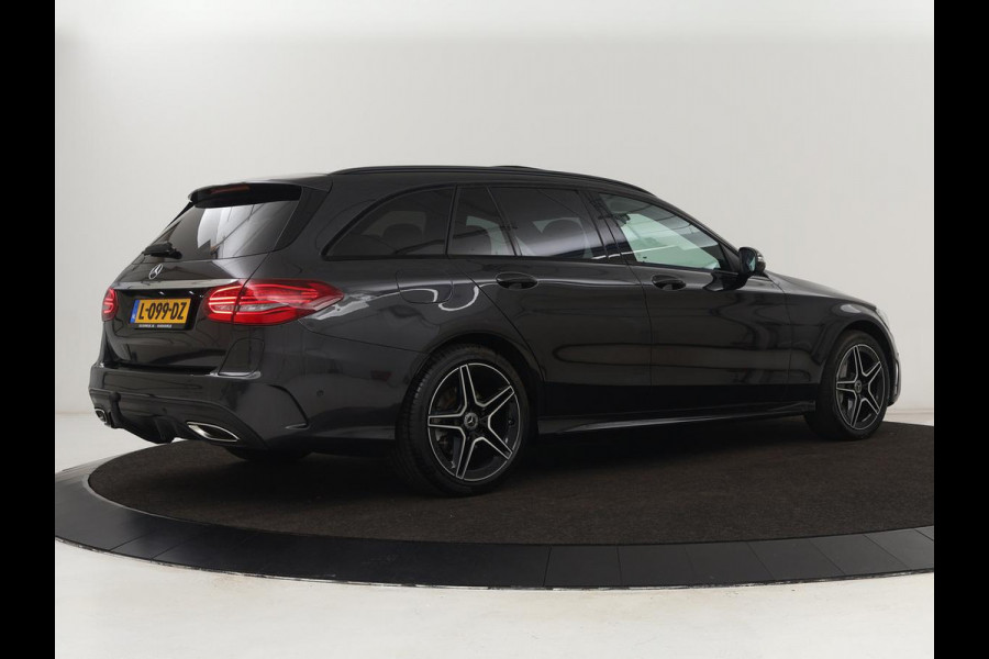 Mercedes-Benz C-Klasse Estate 300 e Business Solution AMG Limited | Panoramadak | Trekhaak | Cruise Control | 360 Camera | Stoelverwarming | Carplay | Sfeerverlichting | PHEV | Elektrische Achterklep