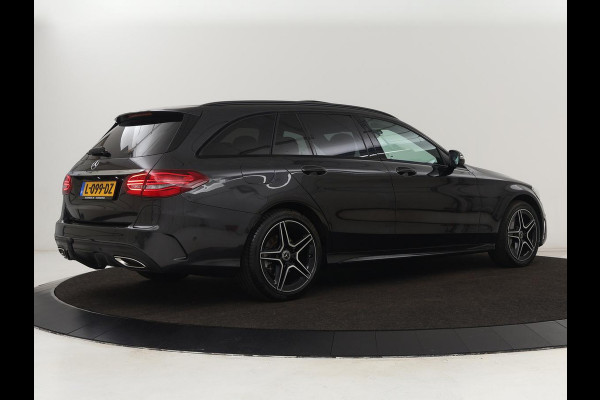 Mercedes-Benz C-Klasse Estate 300 e Business Solution AMG Limited | Panoramadak | Trekhaak | Cruise Control | 360 Camera | Stoelverwarming | Carplay | Sfeerverlichting | PHEV | Elektrische Achterklep