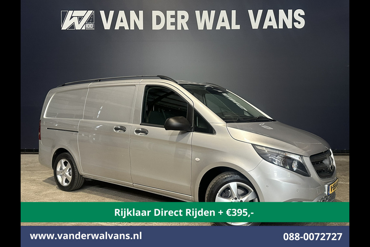 Mercedes-Benz Vito 114 CDI 7G-Tronic Automaat L2H1 Euro6 *Rijklaar * Airco | Camera | 2500KG Trekhaak | 17"LMV Parkeersensoren, Navigatie, Cruisecontrol, Licht metalen velgen, Bijrijdersbank, Dakrails Mercedes-Benz Vito 114 CDI 7G-Tronic Automaat L2H1 Euro6 *Rijklaar * Airco | Camera | 2500KG Trekhaak | 17"LMV Parkeersensoren, Navigatie, Cruisecontrol, Licht metalen velgen, Bijrijdersbank, Dakrails