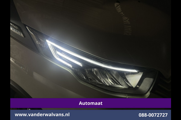 Iveco Daily 35S14V 136pk Automaat 3500kg Trekhaak L2H2 Euro6 Airco | Navigatie | LED | Cruisecontrol Chauffeursstoel, Camera | Bijrijdersbank