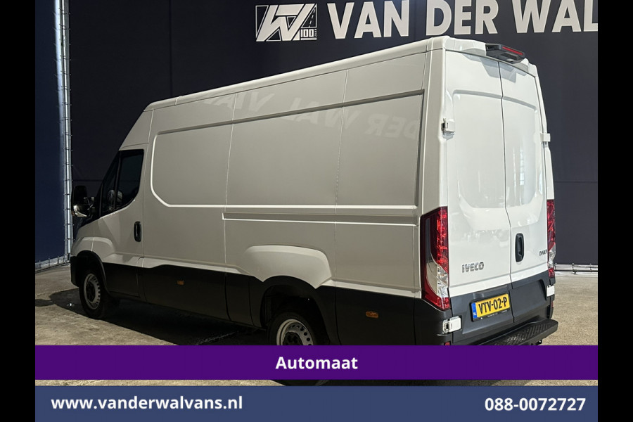 Iveco Daily 35S14V 136pk Automaat 3500kg Trekhaak L2H2 Euro6 Airco | Navigatie | LED | Cruisecontrol Chauffeursstoel, Camera | Bijrijdersbank