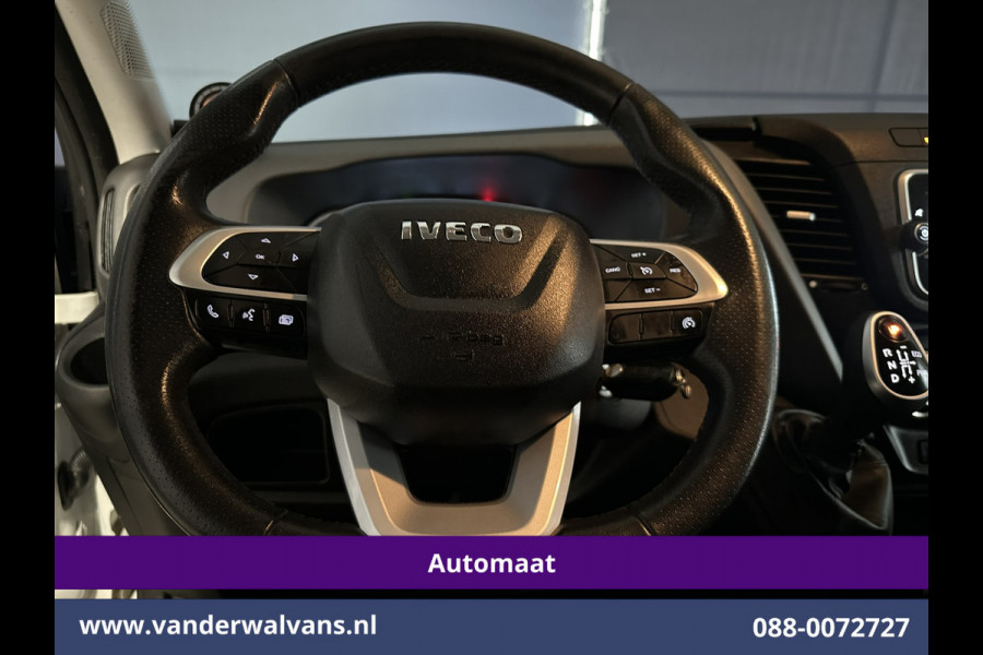 Iveco Daily 35S14V 136pk Automaat 3500kg Trekhaak L2H2 Euro6 Airco | Navigatie | LED | Cruisecontrol Chauffeursstoel, Camera | Bijrijdersbank