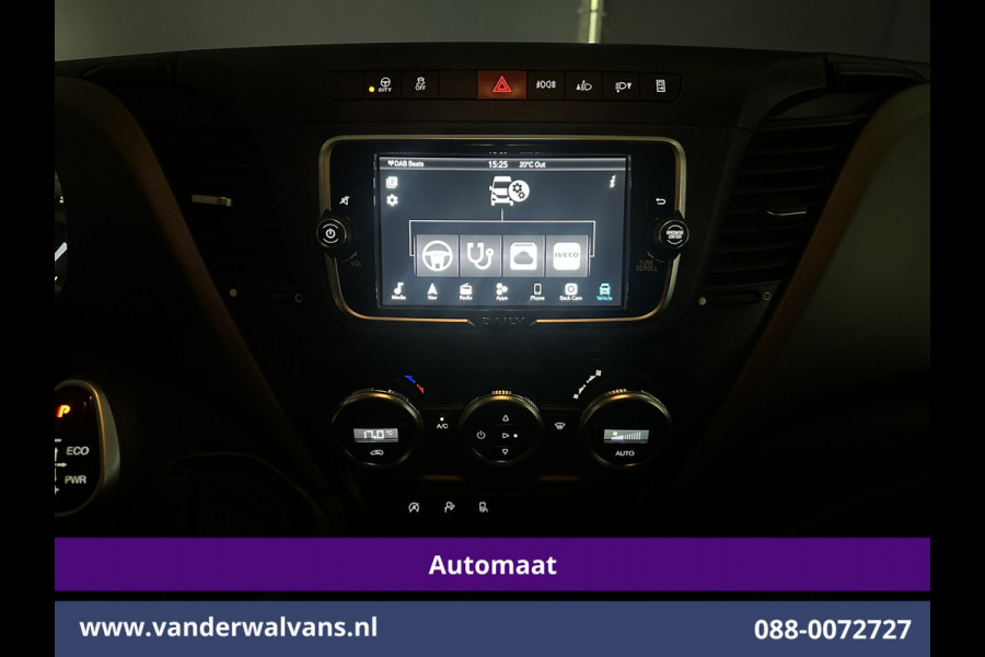 Iveco Daily 35S14V 136pk Automaat 3500kg Trekhaak L2H2 Euro6 Airco | Navigatie | LED | Cruisecontrol Chauffeursstoel, Camera | Bijrijdersbank