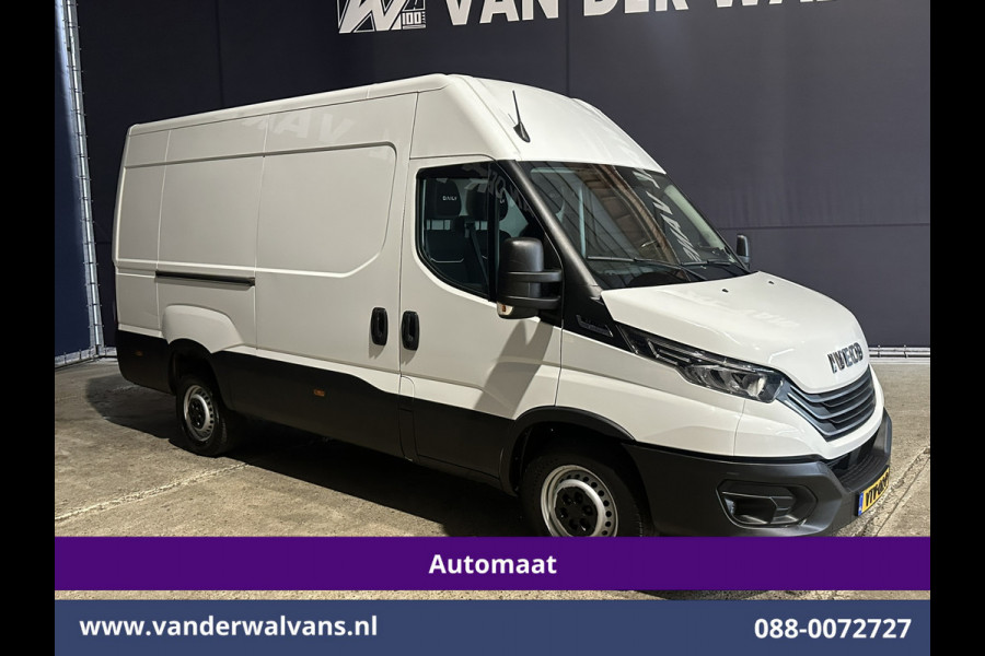 Iveco Daily 35S14V 136pk Automaat 3500kg Trekhaak L2H2 Euro6 Airco | Navigatie | LED | Cruisecontrol Chauffeursstoel, Camera | Bijrijdersbank
