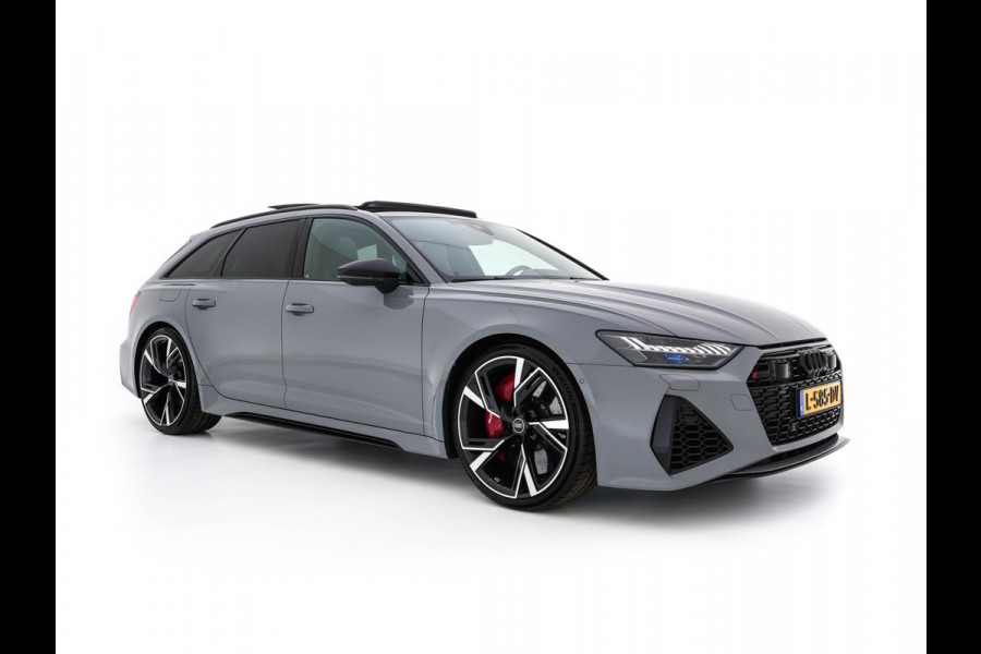 Audi RS6 Avant TFSI Quattro ! FULL-OPTIONS ! (INCL-BTW) Aut. *CERAMIC-BREAKS | VALCONA-LUXURY-LEATHER | HEAD-UP | LASER-LIGHT | BANG&OLUFSEN-ADVANCED | SOFT-CLOSE | ADAPTIVE-CRUISE | BLINDSPOT | TOP-VIEW | MEMORY-PACK | DAB+ | ...