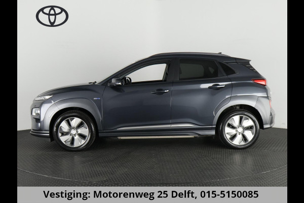 Hyundai Kona EV PREMIUM 204 PK ACCU 94% BEREIK TOT 547 KM! 64Kwh. LEER. NAVI. KEYLESS. FULL OPTION. GARANTIE TOT 2029*